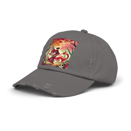 The Dragon Fairy’s Dance Unisex Distressed Cap