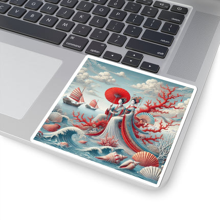 Ladies by the Quiet Sea Kiss-Cut Stickers (4 Sizes)