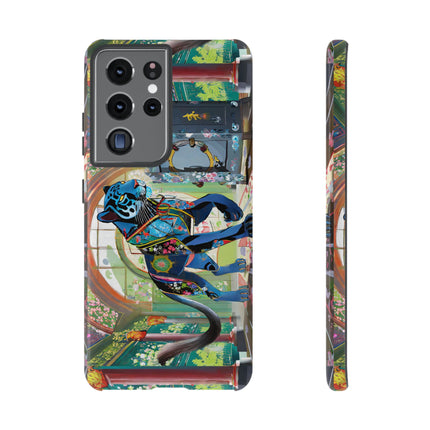 Cyber Panther's Hunt Phone Cases