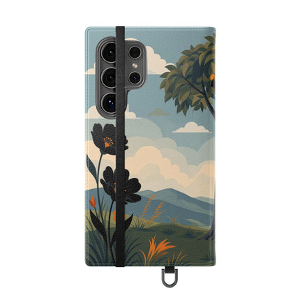 🌳🌺 The Ladies Of The Garden Swing Flip Case – Art Deco Floral Adventure