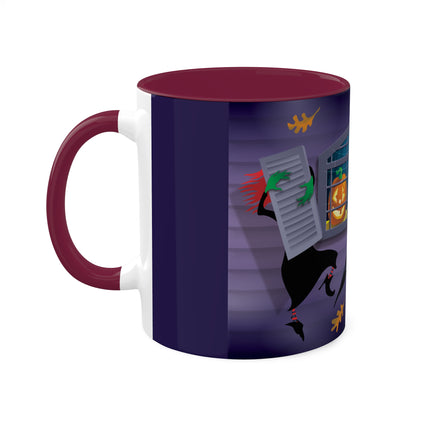 Whimsical Halloween Mischief Colorful Mugs, 11oz