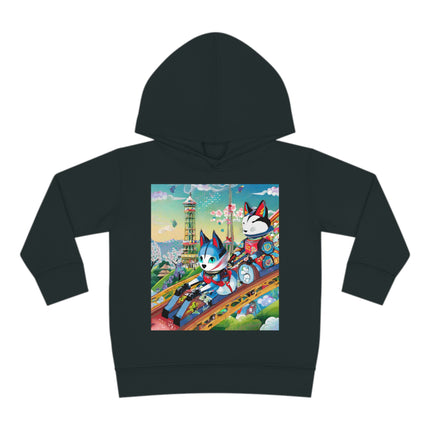 Kitsune Carnival Toddler Pullover Fleece Hoodie