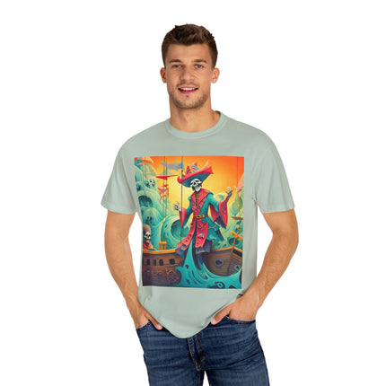 Skeleton Crew of the Misty Seas Unisex Garment-Dyed T-shirt