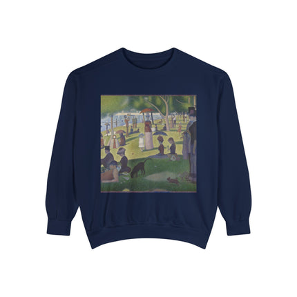 A Sunday on La Grande Jatte by Georges Seurat Unisex Garment-Dyed Sweatshirt