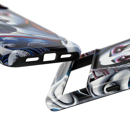 Geisha’s Black Ink Tears Phone Cases