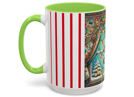 Mischief in Tinselland Colorful Mugs (11oz, 15oz)