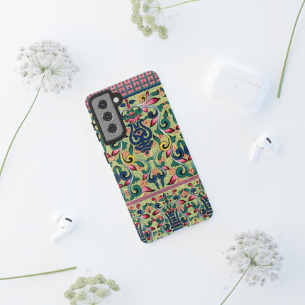 Colorful Flower Pattern by Owen Jones Phone Cases