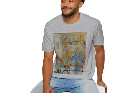 The Skeleton Painter by James Ensor Softstyle T-Shirt