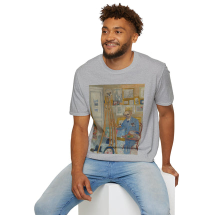 The Skeleton Painter by James Ensor Softstyle T-Shirt