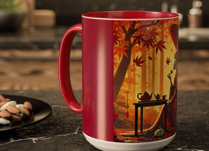 Theatrical Harvest Rabbit Colorful Mugs (11oz, 15oz)