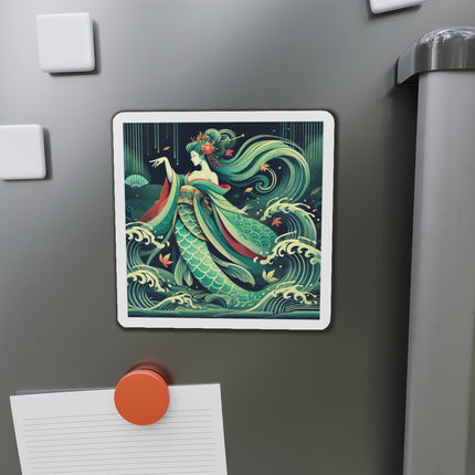 Mermaid Queen Rising from the Deep Die-Cut Magnets (5 Sizes)