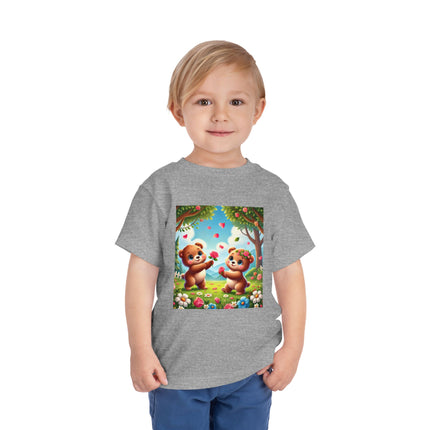 Teddy Bear Friendship Toddler Short Sleeve Tee