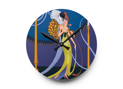 Smoke and Secrets Acrylic Wall Clock