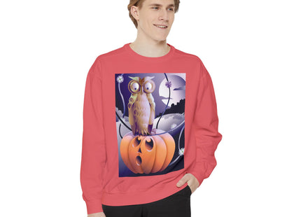 The Startled Pumpkin Unisex Garment-Dyed Sweatshirt