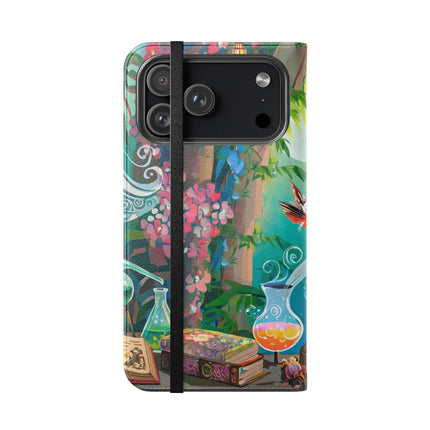 🦉✨ Owl's Magical Workshop Flip Case – Enchanted Wisdom & Arcane Wonder