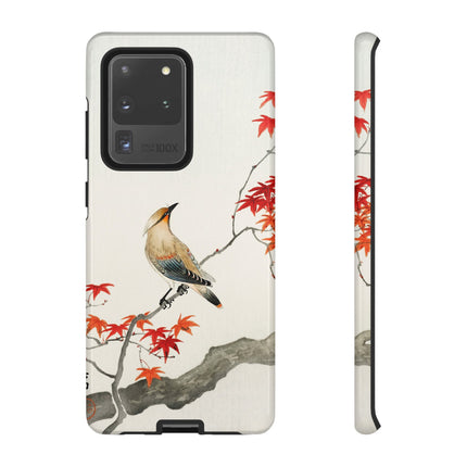 Japanese Bird on Maple by Ohara Koson Phone Cases