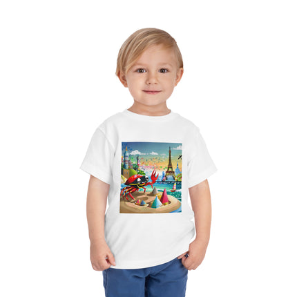Crab Architect Toddler Short Sleeve Tee