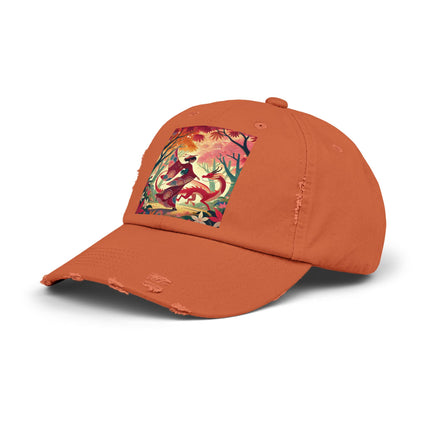 The Dragon Fairy’s Dance Unisex Distressed Cap