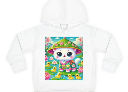 Lily Pond Stroll Toddler Pullover Fleece Hoodie