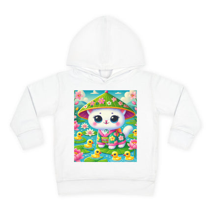 Lily Pond Stroll Toddler Pullover Fleece Hoodie