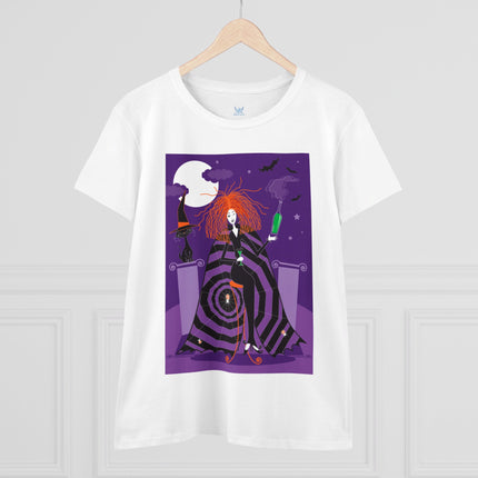 Mystic Elegance Women's Midweight Cotton Tee