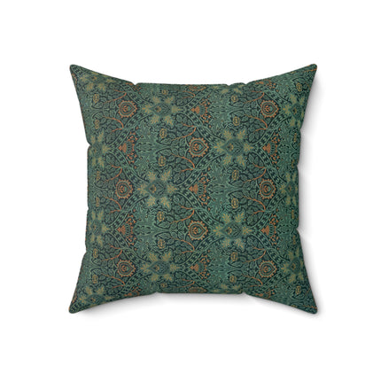 Ispahan Pattern by William Morris Spun Polyester Square Pillow