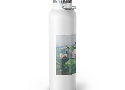 Water Lilies by Karl Hagemeister Copper Vacuum Insulated Bottle, 22oz