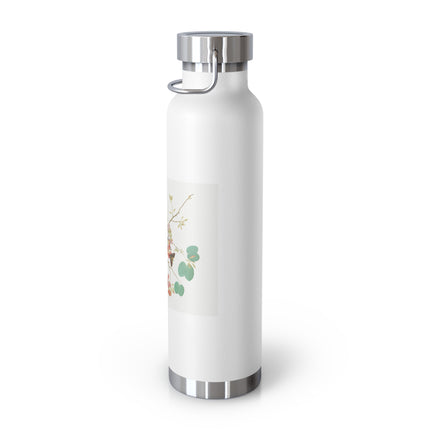 Orange-Headed Ground Thrush by Shaikh Zain al–Din Copper Vacuum Insulated Bottle, 22oz