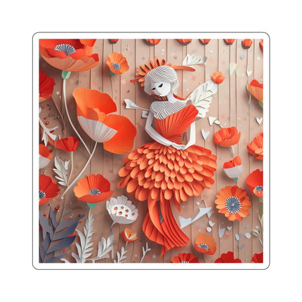 Poppy Fairy Kiss-Cut Stickers (4 Sizes)