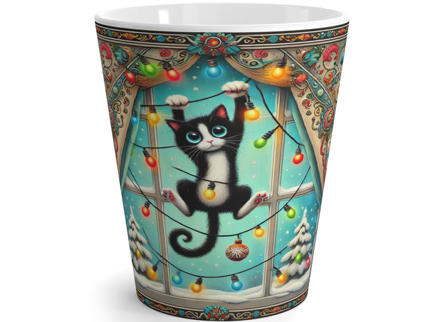 Mischief in Tinselland Latte Mug