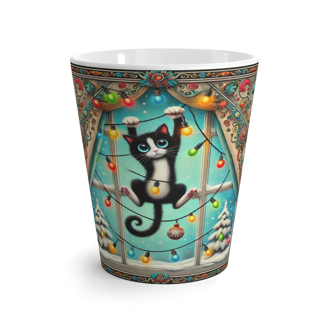 Mischief in Tinselland Latte Mug