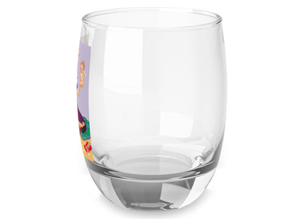 Art Deco Christmas Whiskey Glass