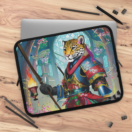 Cyberpunk Leopard Laptop Sleeve
