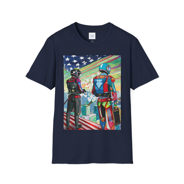 NSA Cyber Punk Computer Hacking Team Softstyle T-Shirt