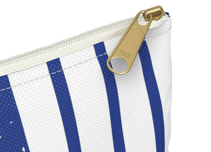 Snowman in Falling Snow Accessory Pouch