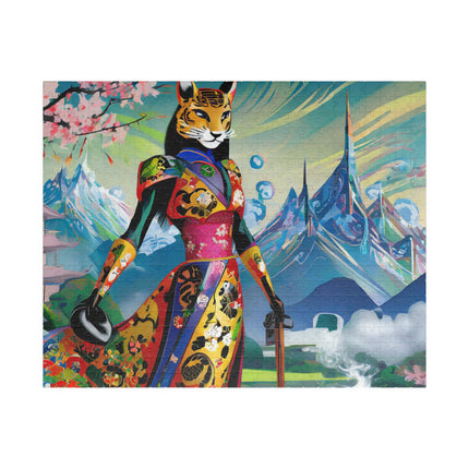 Cyber Cat Glamour Puzzle (110, 252, 520, 1014-piece)