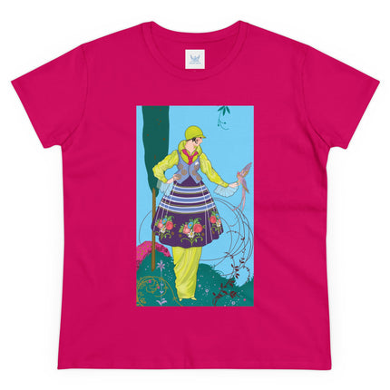 Exquisite Elegance by Umberto Brunelleschi Women's Midweight Cotton Tee