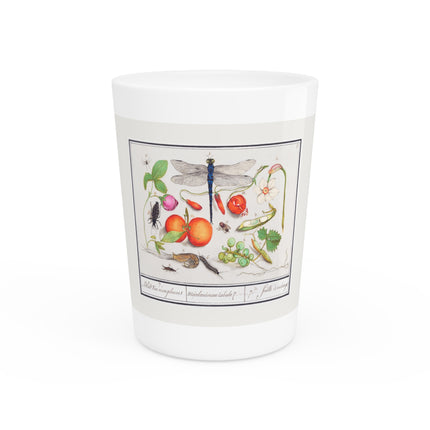 Natural History Ensemble, No. 7 by Anselmus Boëtius de Boodt Ceramic Shot Glass