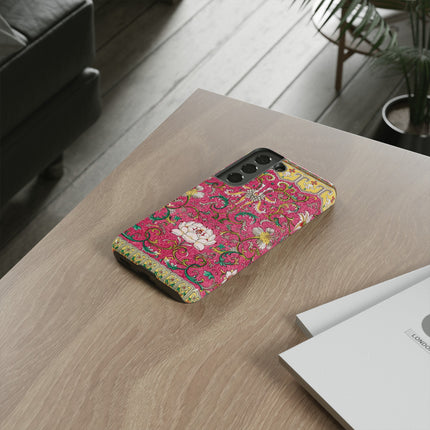 Pink Floral Pattern by Owen Jones Phone Cases