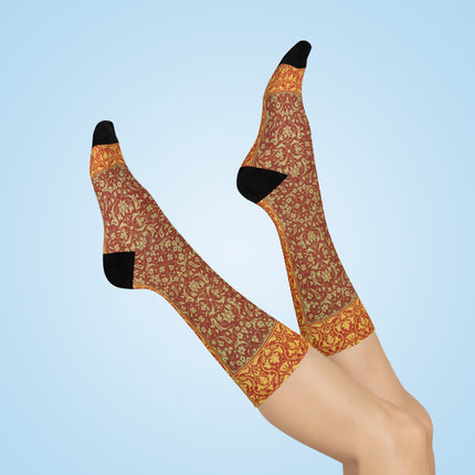 Arabesques by Émile Prisse d'Avennes Cushioned Crew Socks