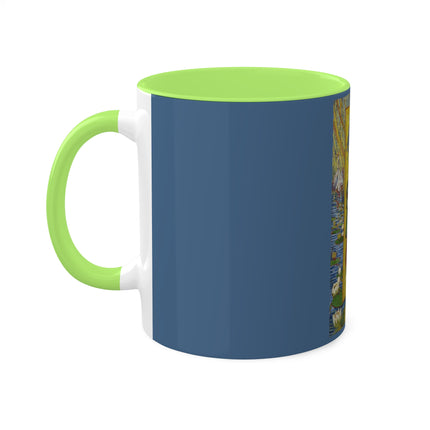 Courtesan (after Eisen) by Vincent Van Gogh Colorful Mugs, 11oz