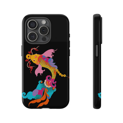Golden Koi Phone Case – Lucky Swim & Vibrant Fortune