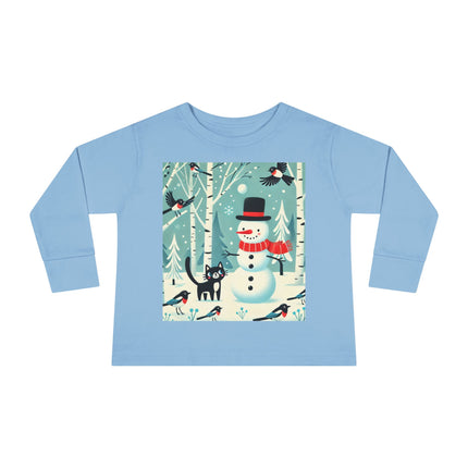 Frosty Forest Friends Toddler Long Sleeve Tee