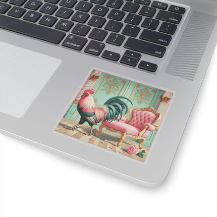 The Salon Rooster Kiss-Cut Stickers (4 Sizes)