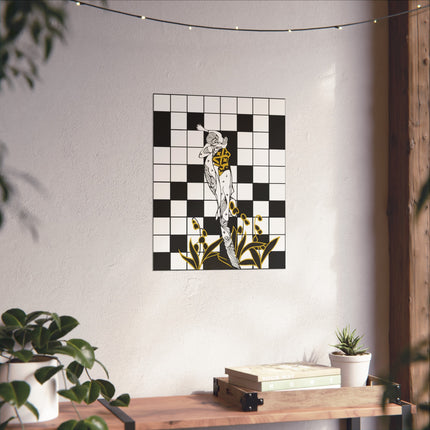 Woman and the Crossword Fine Art Posters