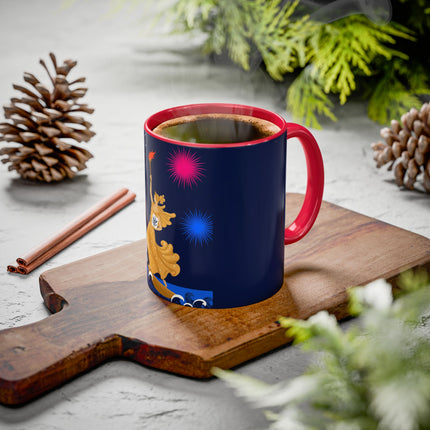 Liberty's Triumph Colorful Mugs – Art Deco Glory & Triumphant Spirit