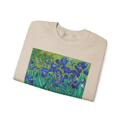 Irises by Vincent Van Gogh Heavy Blend™ Crewneck Sweatshirt