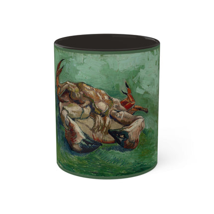 Crab on its Back by Vincent Van Gogh Colorful Mugs, 11oz