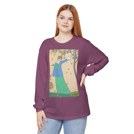 Le Verger by Georges Lepape Garment-dyed Long Sleeve T-Shirt