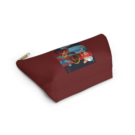Golden Day Serenade Cosmetic Bag – Elegant Harmony & Sunlit Grace